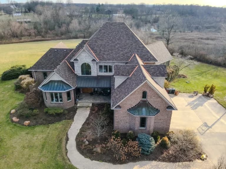Premium roof system installed on a Kentucky home by Pinnacle Roofing